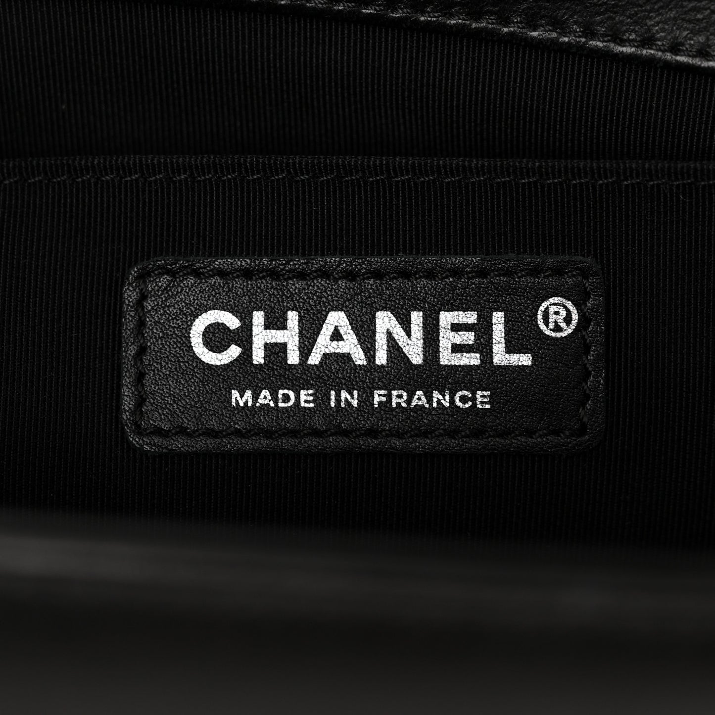 Lambskin Quilted Medium Boy Flap Black
