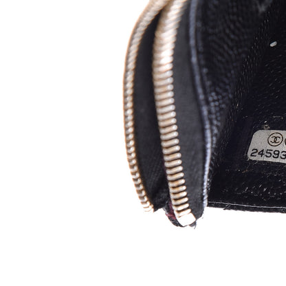 Chanel Caviar Quilted Classic Zip Pouch Black 7 of 8