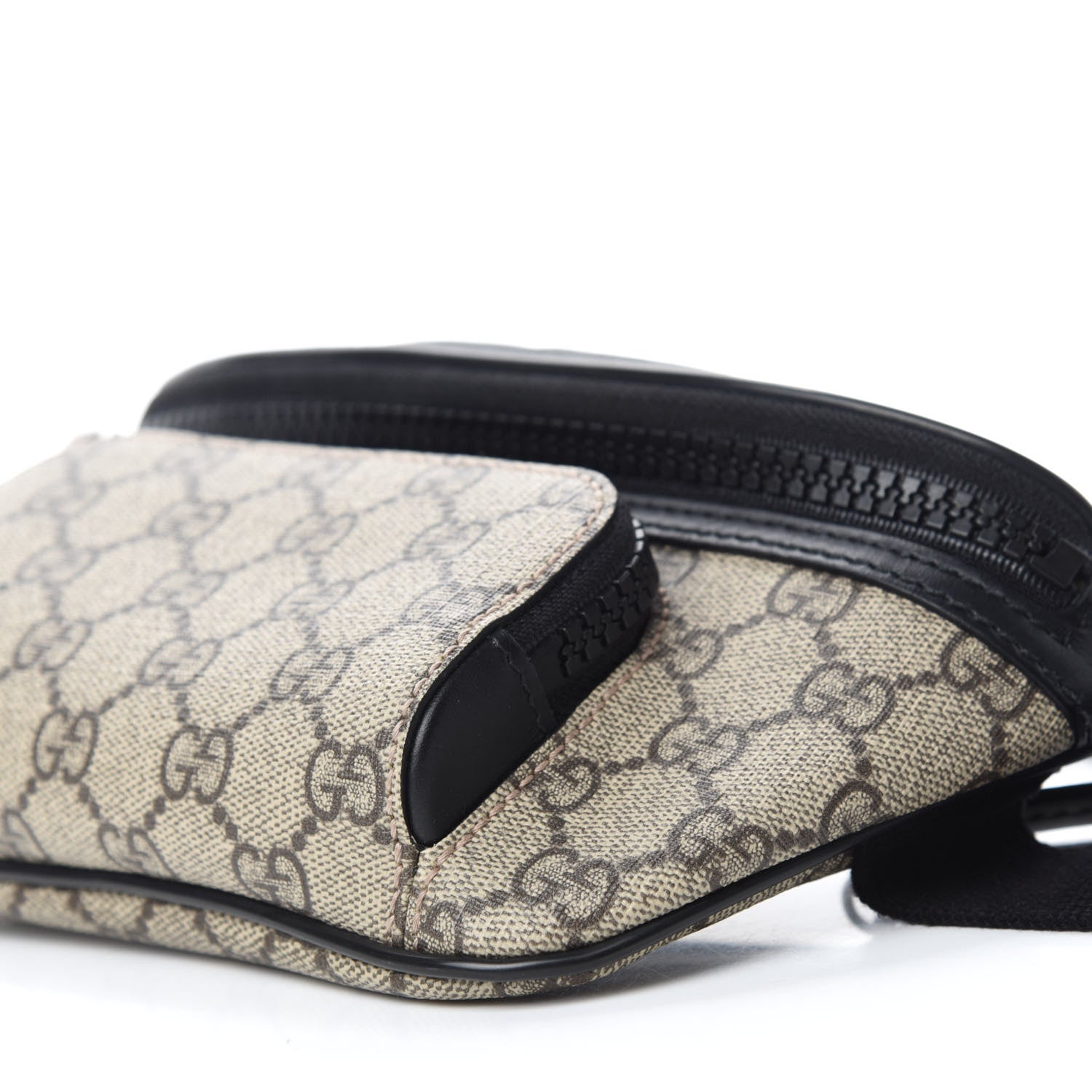 Gucci GG Supreme Monogram Belt Bag Black 7 of 10