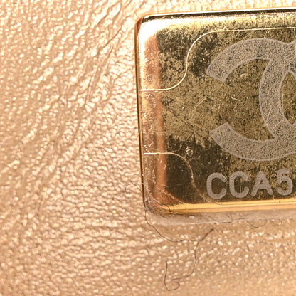 Chanel Lambskin Quilted Small CC Crystal Logo Chain Flap White 7 of 10