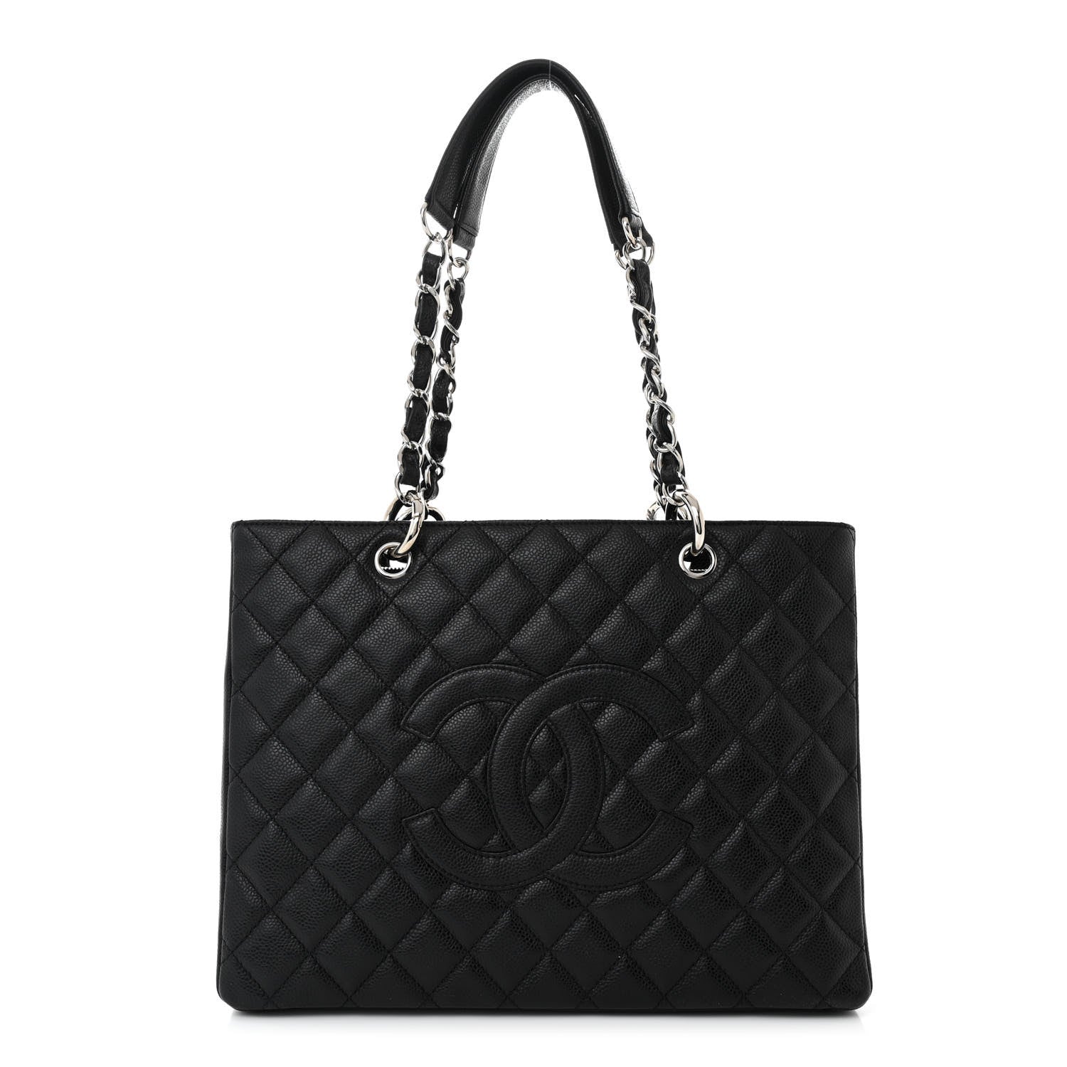 Chanel Caviar Quilted Grand Shopping Tote GST Black 1 of 10