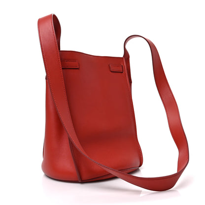 Celine Supple Grained Calfskin Big Bag Bucket Red 2 of 7