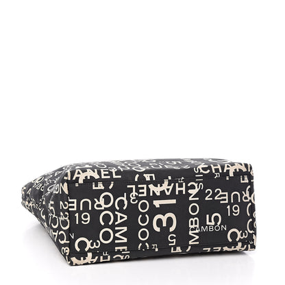 Chanel Canvas 31 Rue Cambon Beach Tote Black 4 of 14