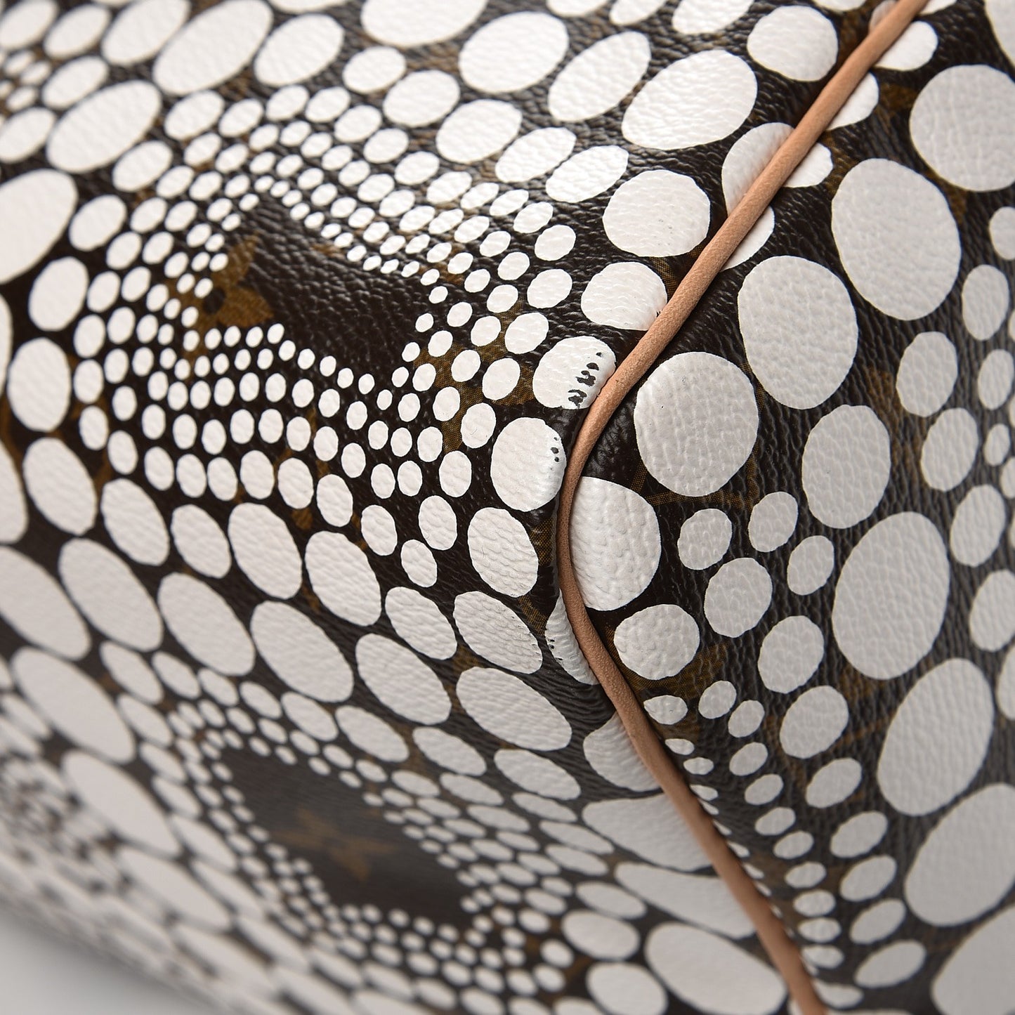 Monogram Kusama Town Speedy 30 White