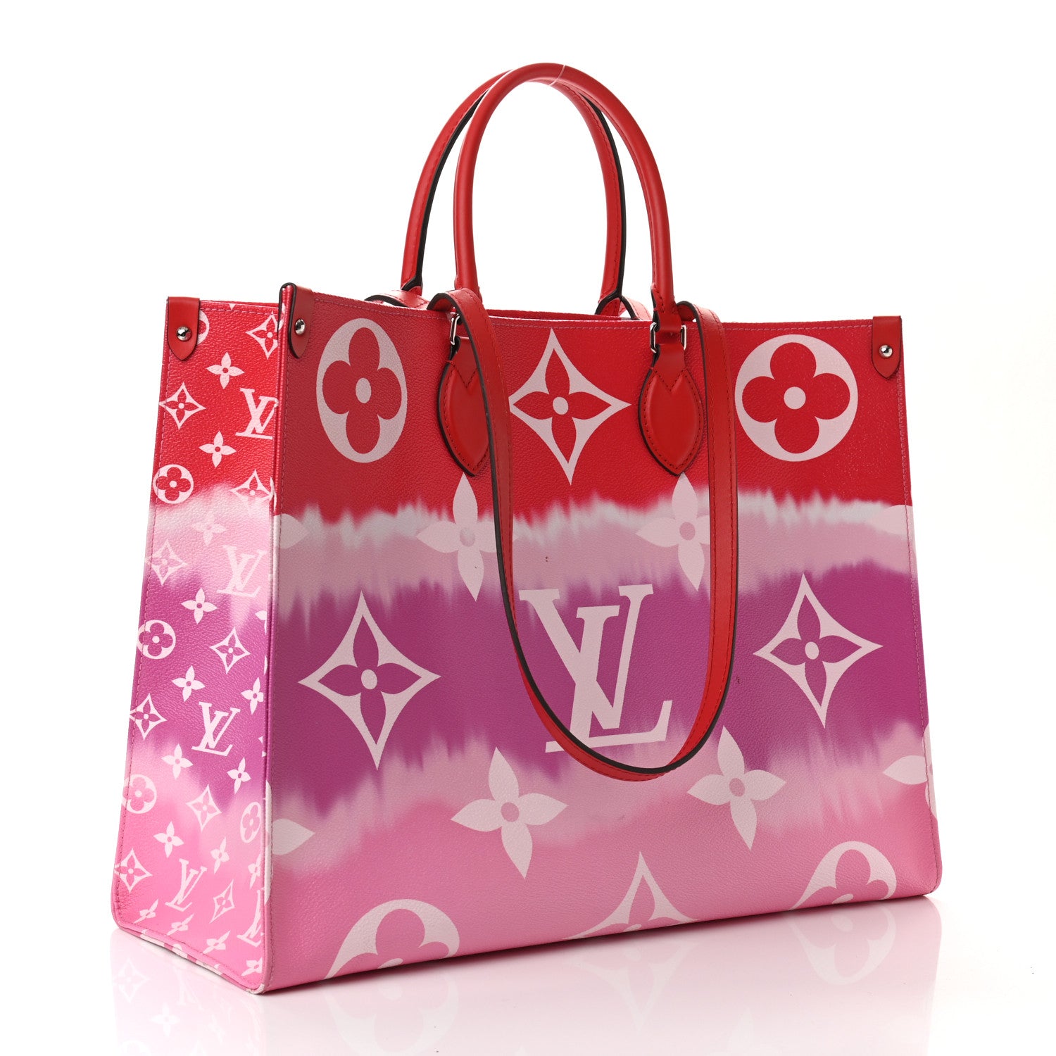 Louis Vuitton Monogram Escale Onthego GM Rouge 3 of 12
