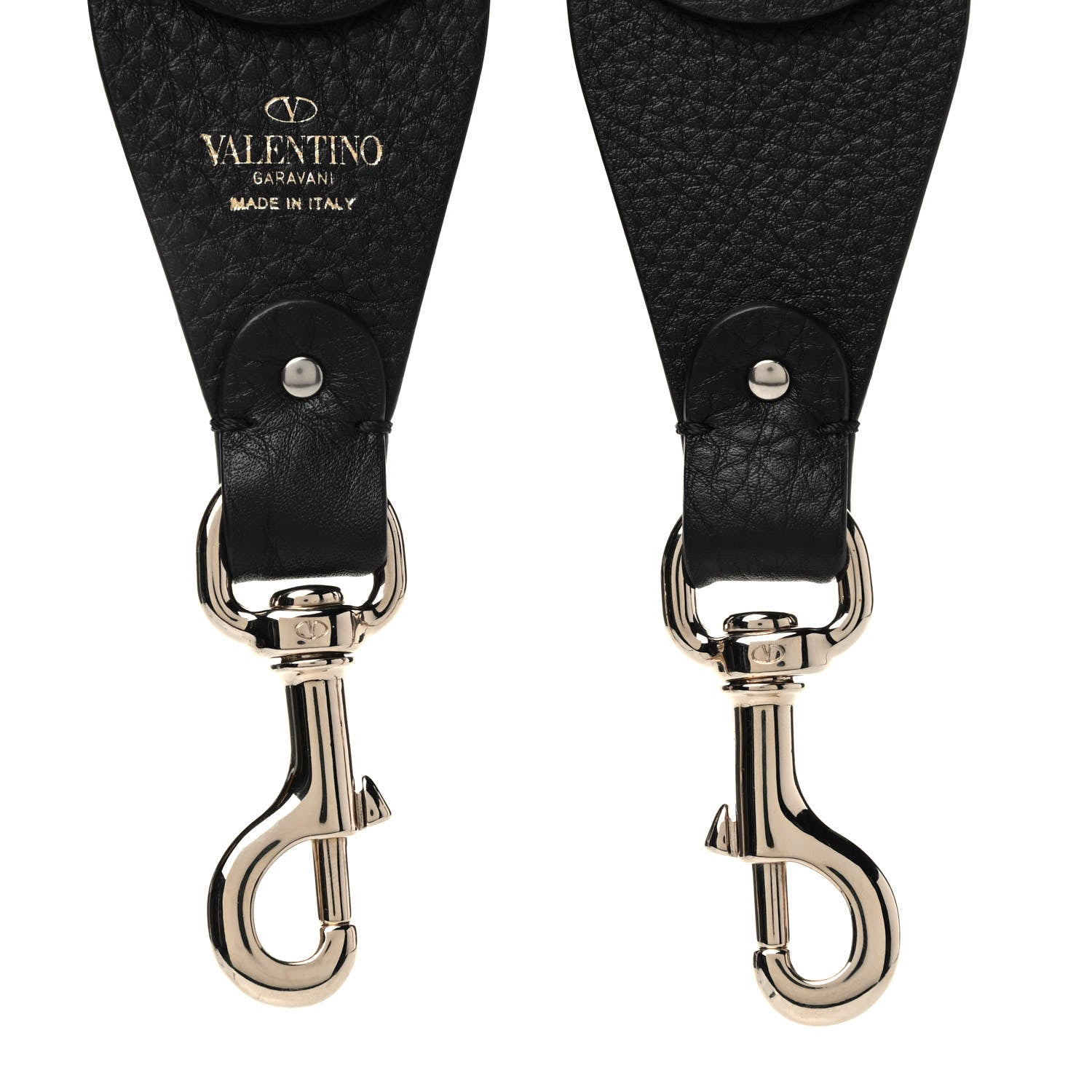 Valentino Garavani Canvas Embroidered Rockstud Guitar Strap Multicolor 7 of 7