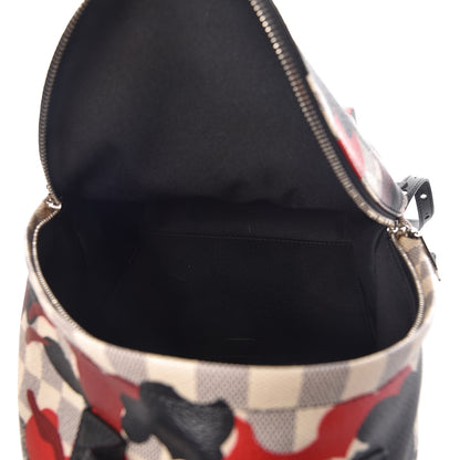 Louis Vuitton Damier Azur Patchwork Waves Palm Springs PM 5 of 9
