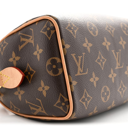 Louis Vuitton Monogram Speedy Bandouliere 20 Black 8 of 10