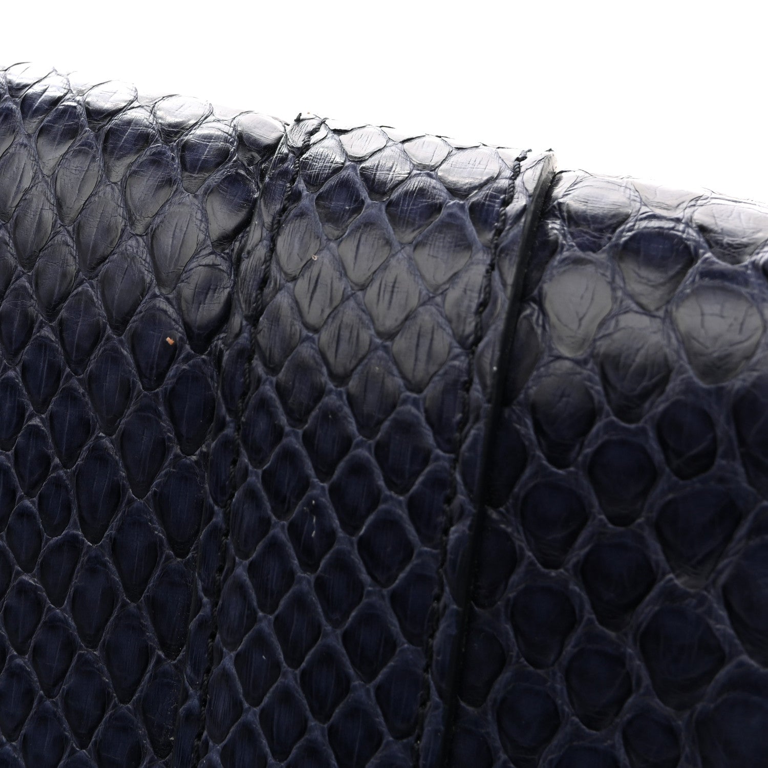 Proenza Schouler Snakeskin PS1 Pochette Clutch Blue 13 of 15