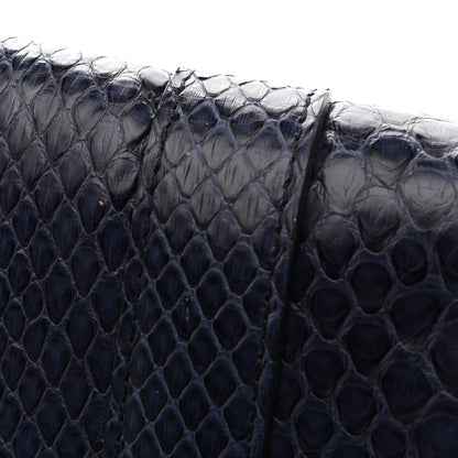 Proenza Schouler Snakeskin PS1 Pochette Clutch Blue 13 of 15