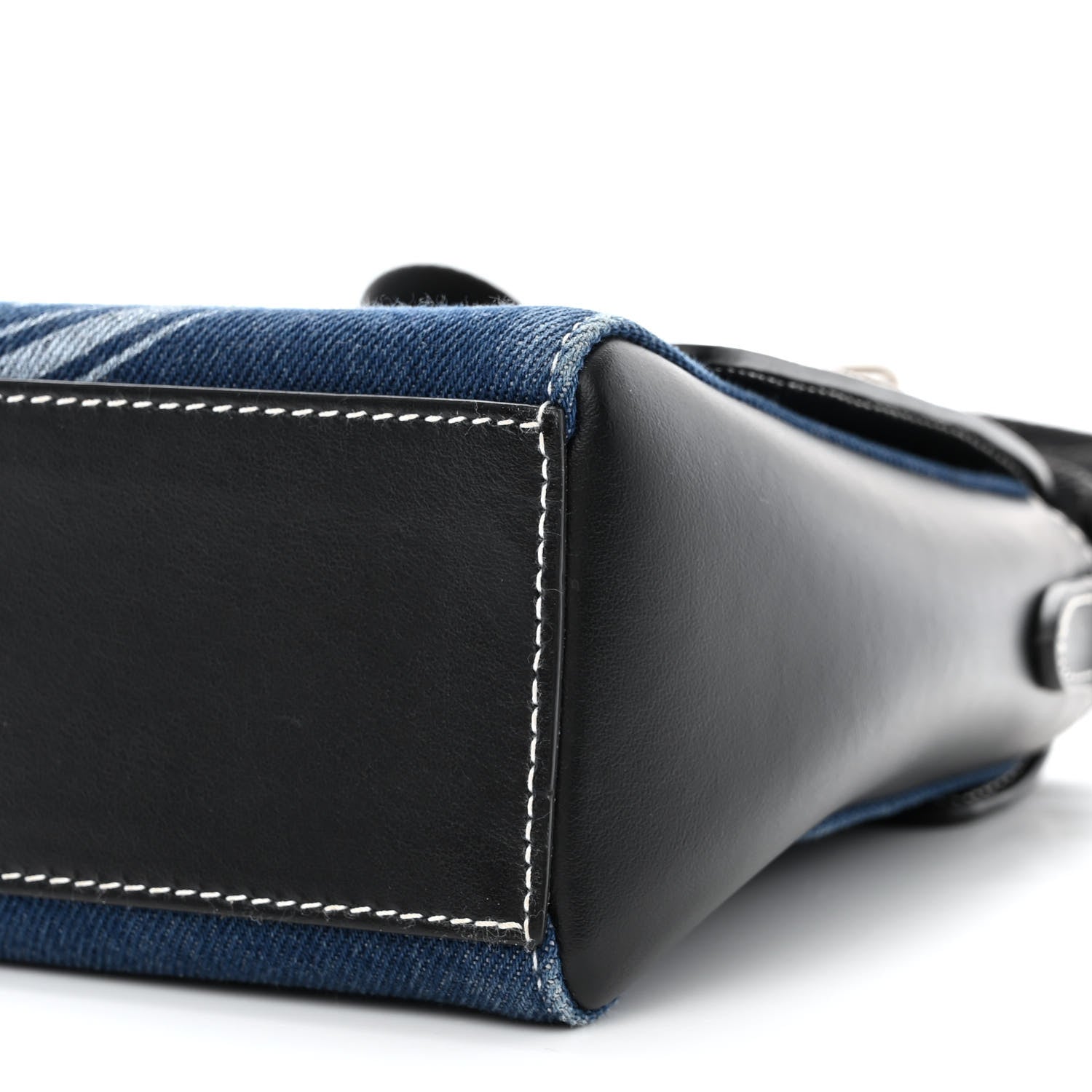 Burberry Denim Medium Print Note Crossbody Bag Blue 10 of 11