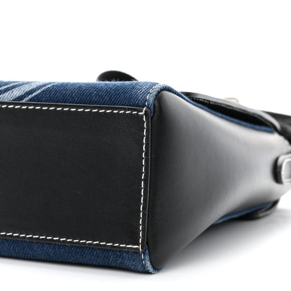 Burberry Denim Medium Print Note Crossbody Bag Blue 10 of 11