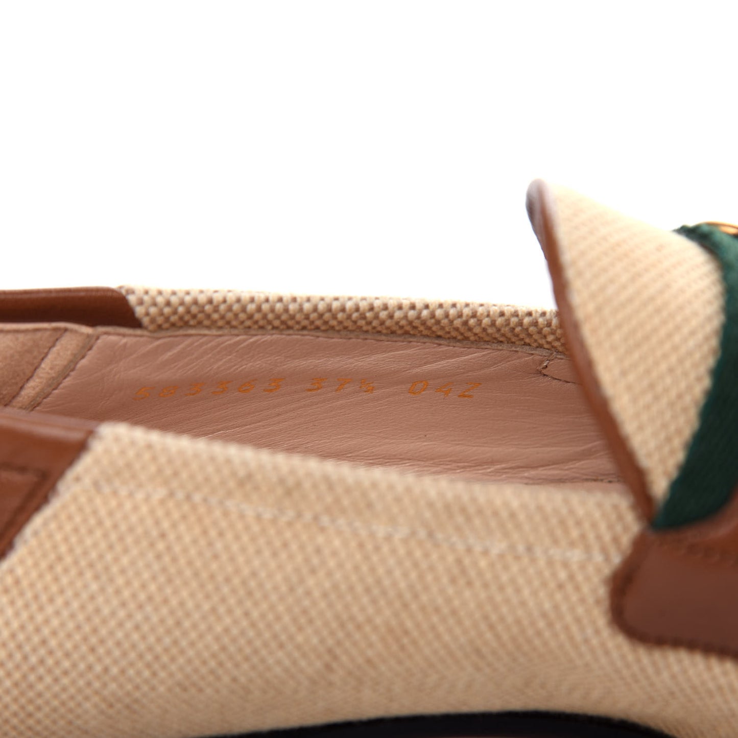 Canvas Malaga Kid Web Womens Horsebit Brixton Loafers 37.5 Sand Light Cuir