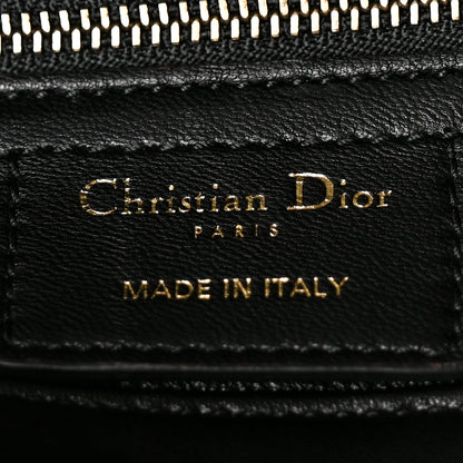 Christian Dior Calfskin Cannage Studded Large Supple Lady Dior  Black 6 of 10