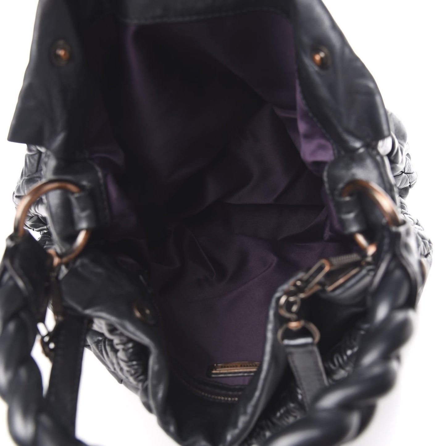 Nappa Matelasse Tote Black