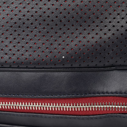Chanel Lambskin Perforated Baseball Spirit Ligne Bag Navy 13 of 15