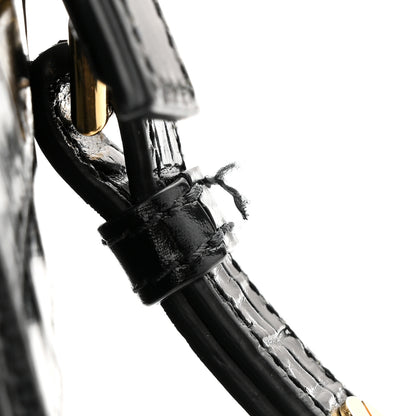 Givenchy Calfskin Crocodile Embossed Mini Antigona Black 12 of 13