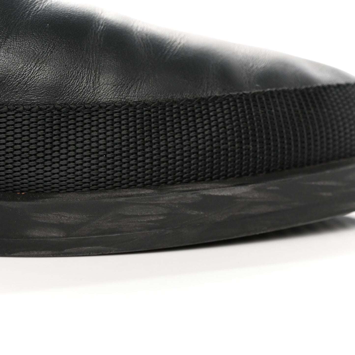Calfskin Mens Slip On Sneakers 8 Black