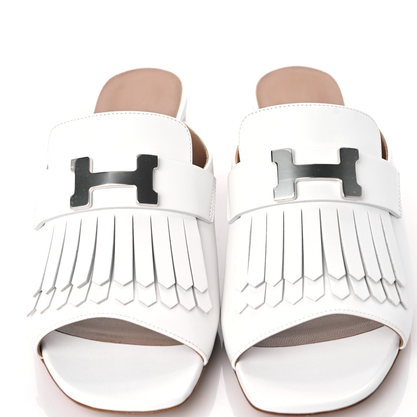 Calfskin Alma Mules 37.5 White