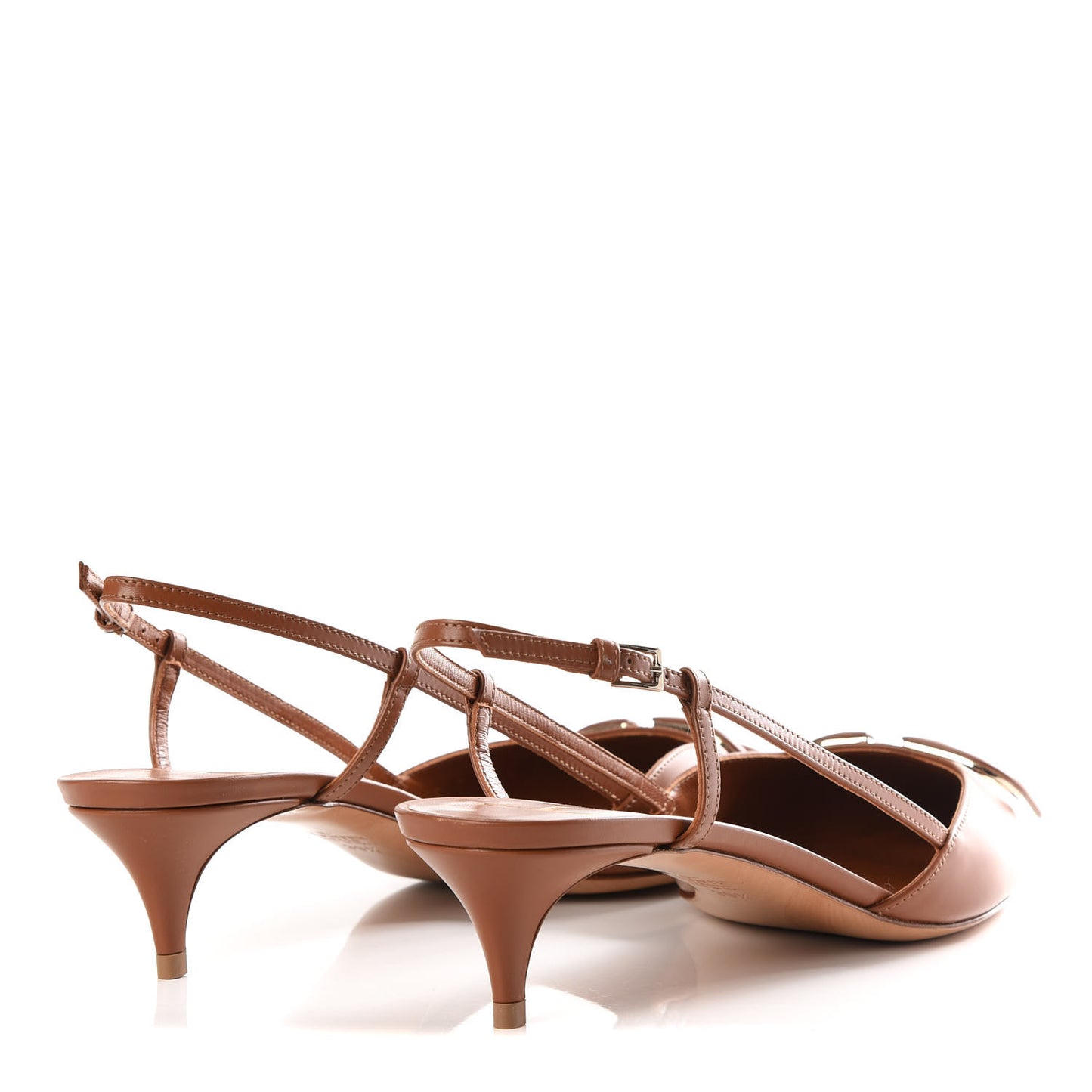 Calfskin Tonal Vlogo Slingback 40mm Pumps 39.5 Selleria