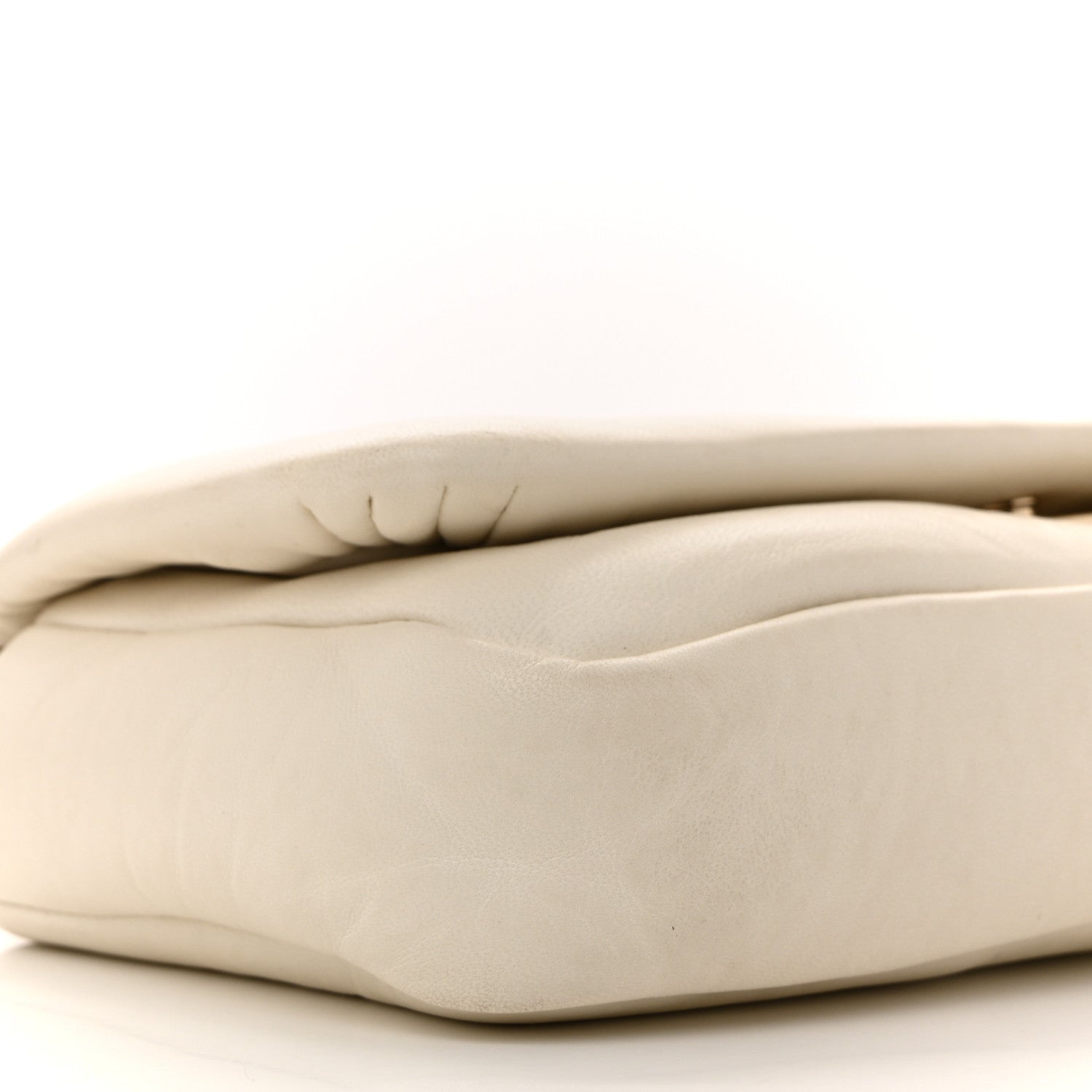 Gucci Lambskin Mini GG Milano Top Handle Shoulder Bag White 9 of 12