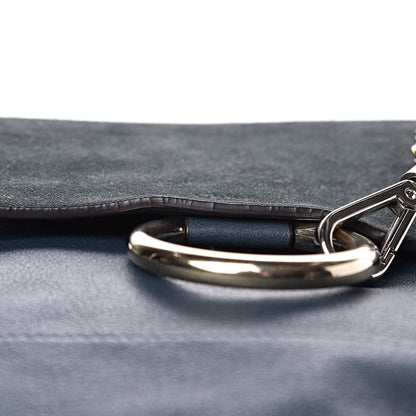 Chloe Suede Calfskin Medium Faye Backpack Silver Blue 8 of 12
