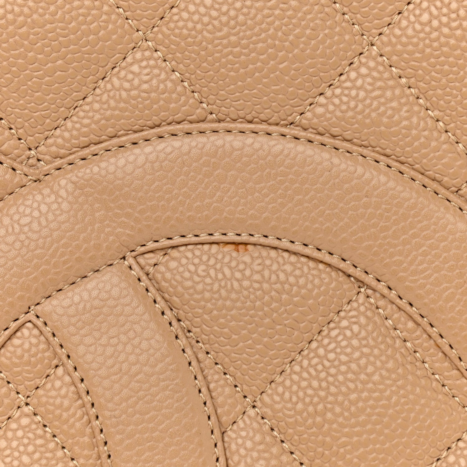 Chanel Caviar Quilted Medallion Tote Beige 10 of 12