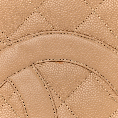 Chanel Caviar Quilted Medallion Tote Beige 10 of 12