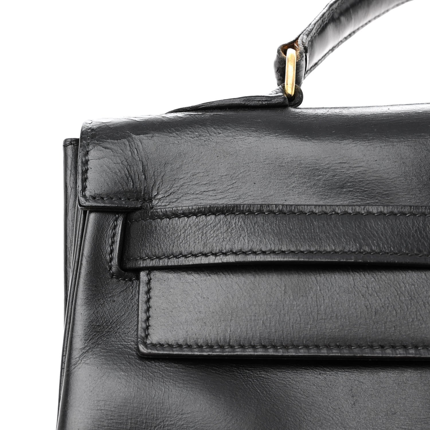 Hermes Box Kelly Retourne 32 Black 14 of 19
