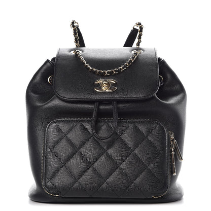 Chanel Caviar Quilted Business Affinity Backpack Black 1 of 7