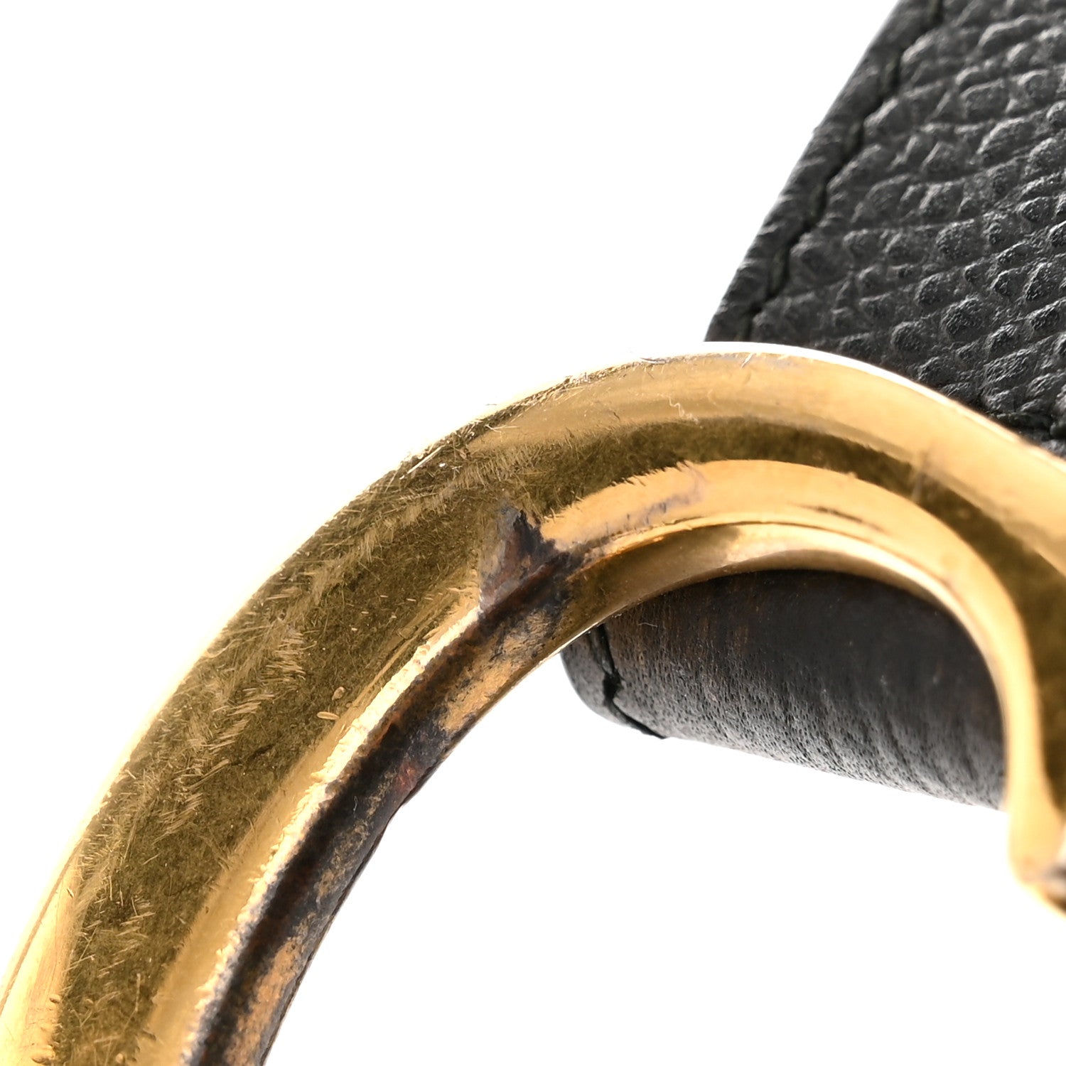 Christian Dior Grained Calfskin Saddle Bag Black 14 of 14