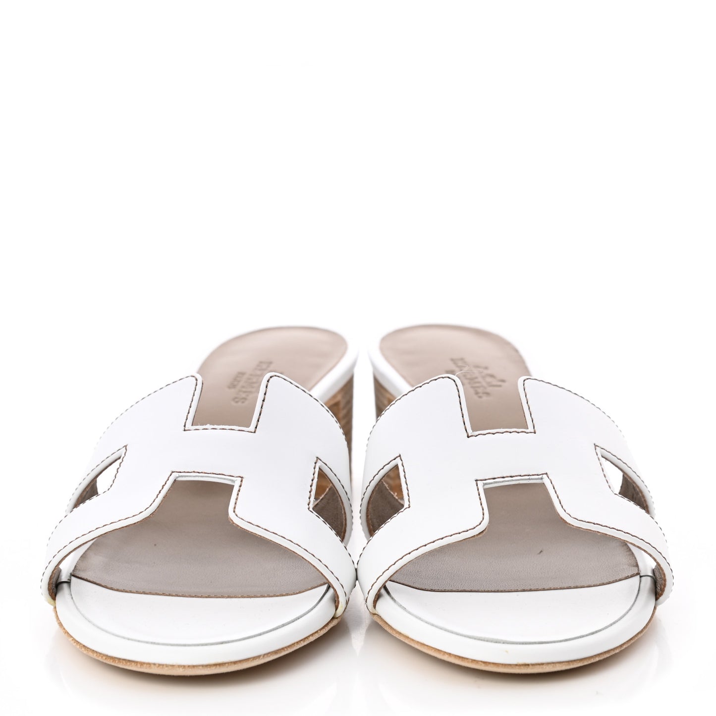 Calfskin Oasis Sandals 36.5 White
