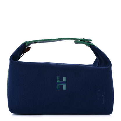 Hermes Canvas Large Bride-A-Brac Pouch Marine 1 of 11