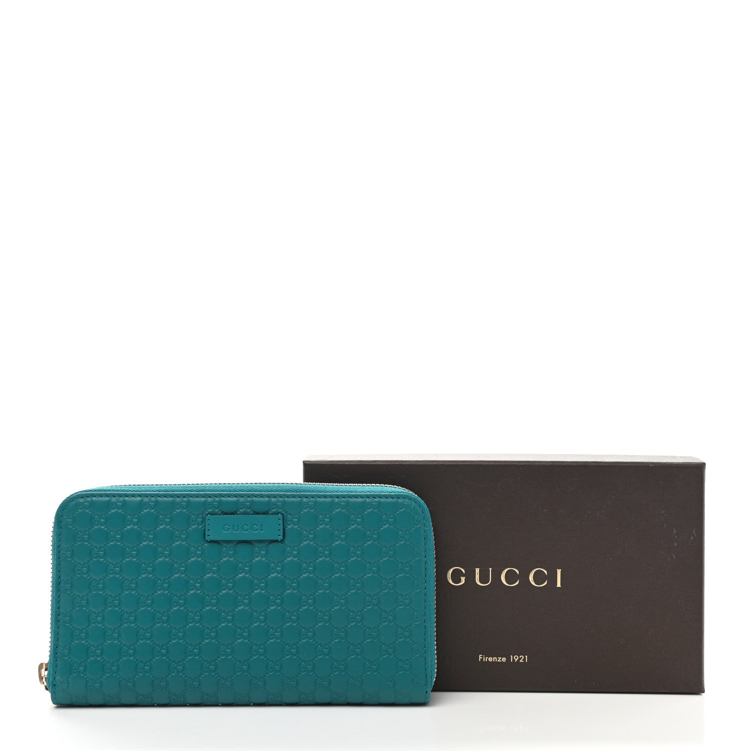 Gucci Microguccissima Zip Around Wallet Deep Cobalt 8 of 8