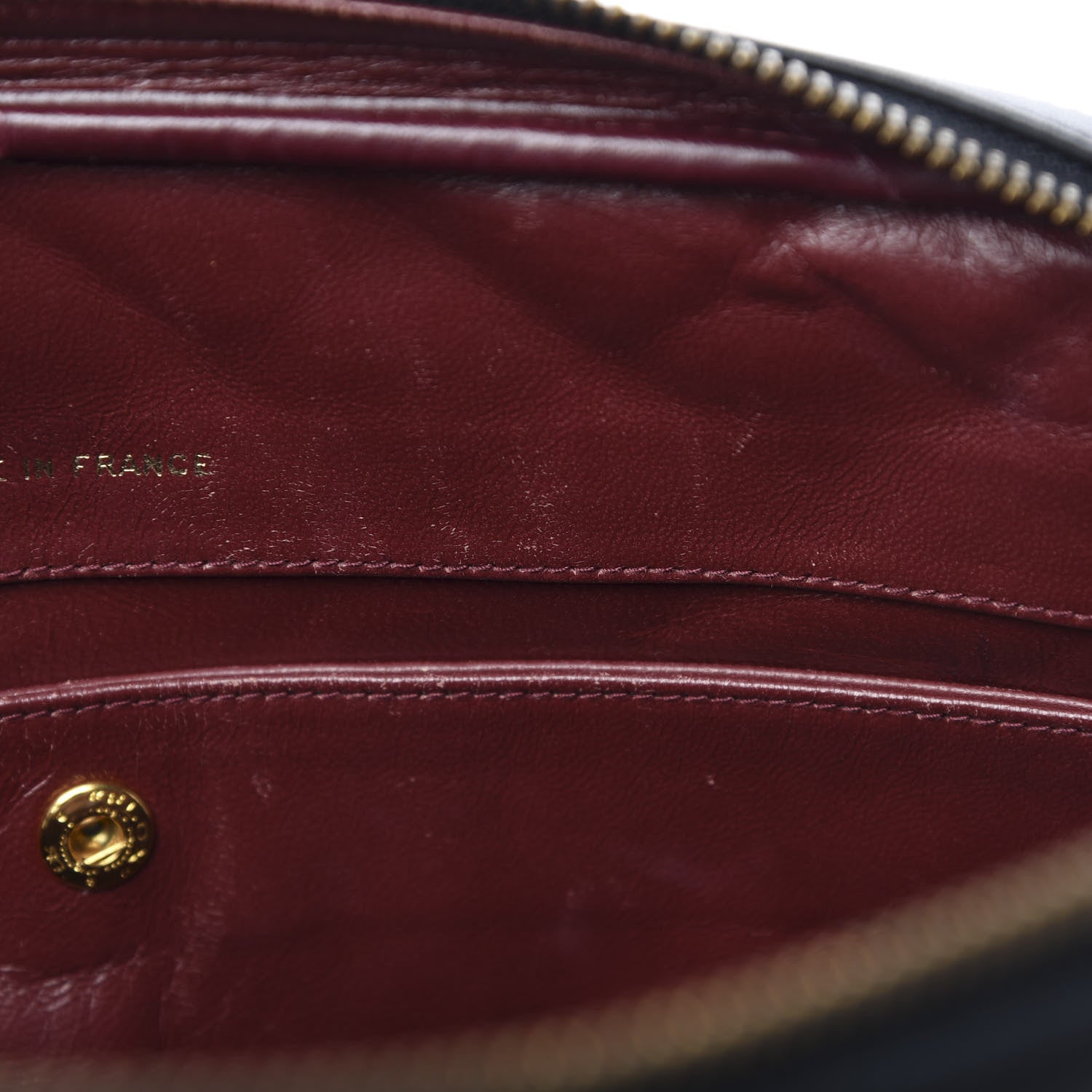 Chanel Lambskin Quilted Shoulder Bag Navy Blue 13 of 18