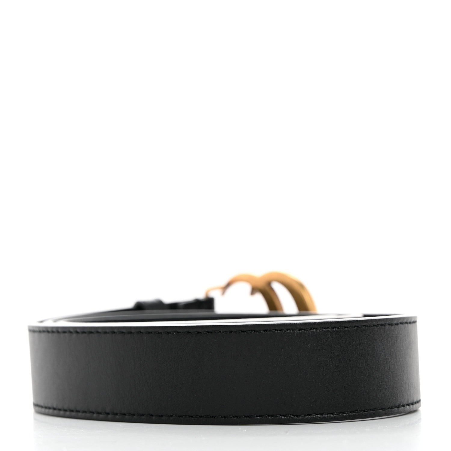 Gucci Calfskin Double G 30mm Belt 85 34 Black 2 of 5