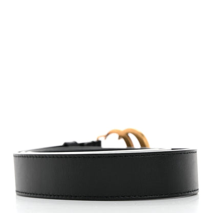 Gucci Calfskin Double G 30mm Belt 85 34 Black 2 of 5