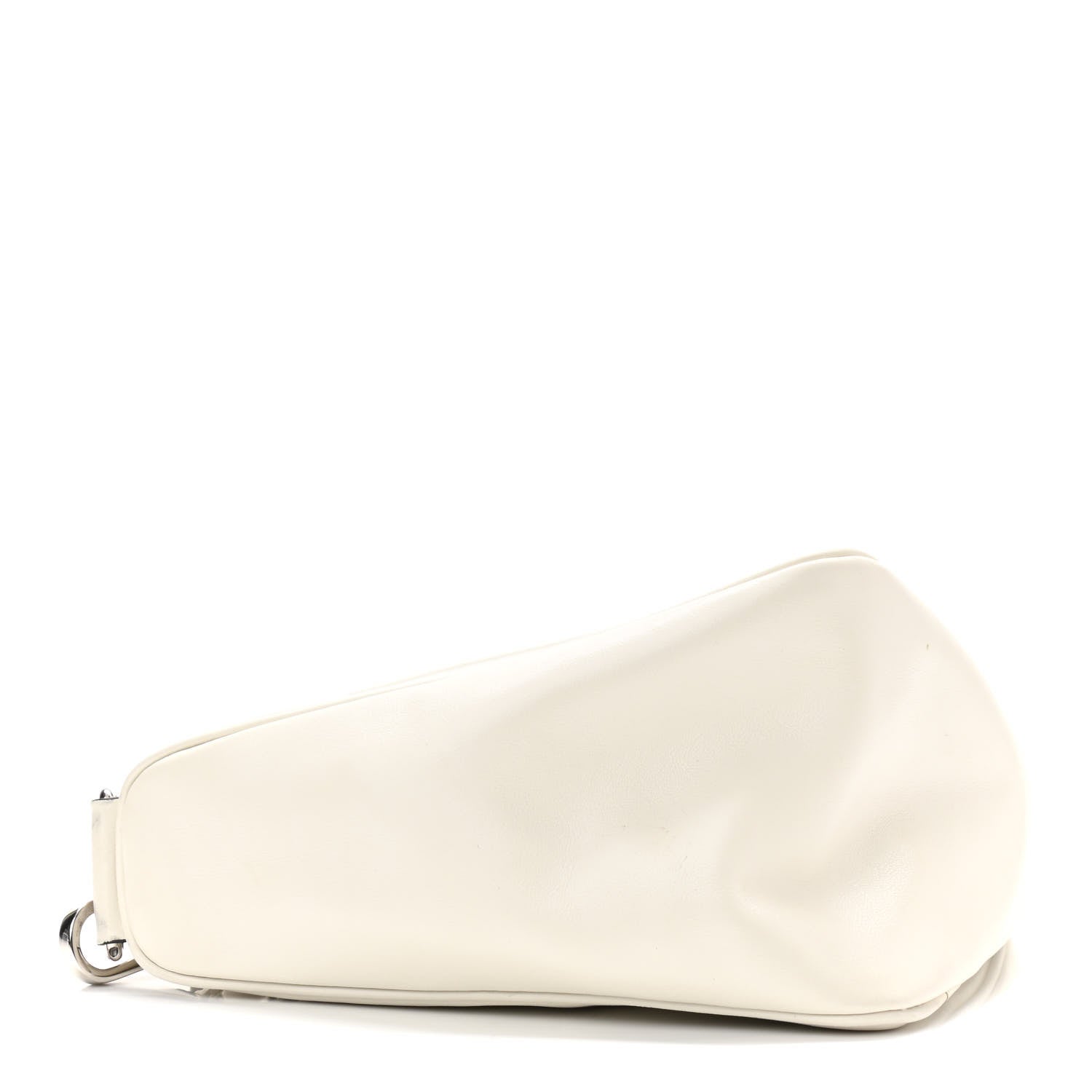 Prada Grace Lux Triangle Shoulder Bag White 5 of 11