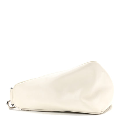 Prada Grace Lux Triangle Shoulder Bag White 5 of 11