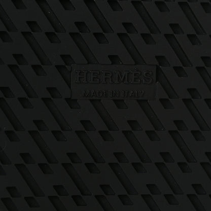 Hermes Woolskin Womens Chypre Sandals 37.5 Vert Anglais 7 of 7