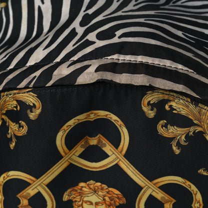 Versace Nylon Baroque Zebra Print Backpack Black Multicolor 14 of 18