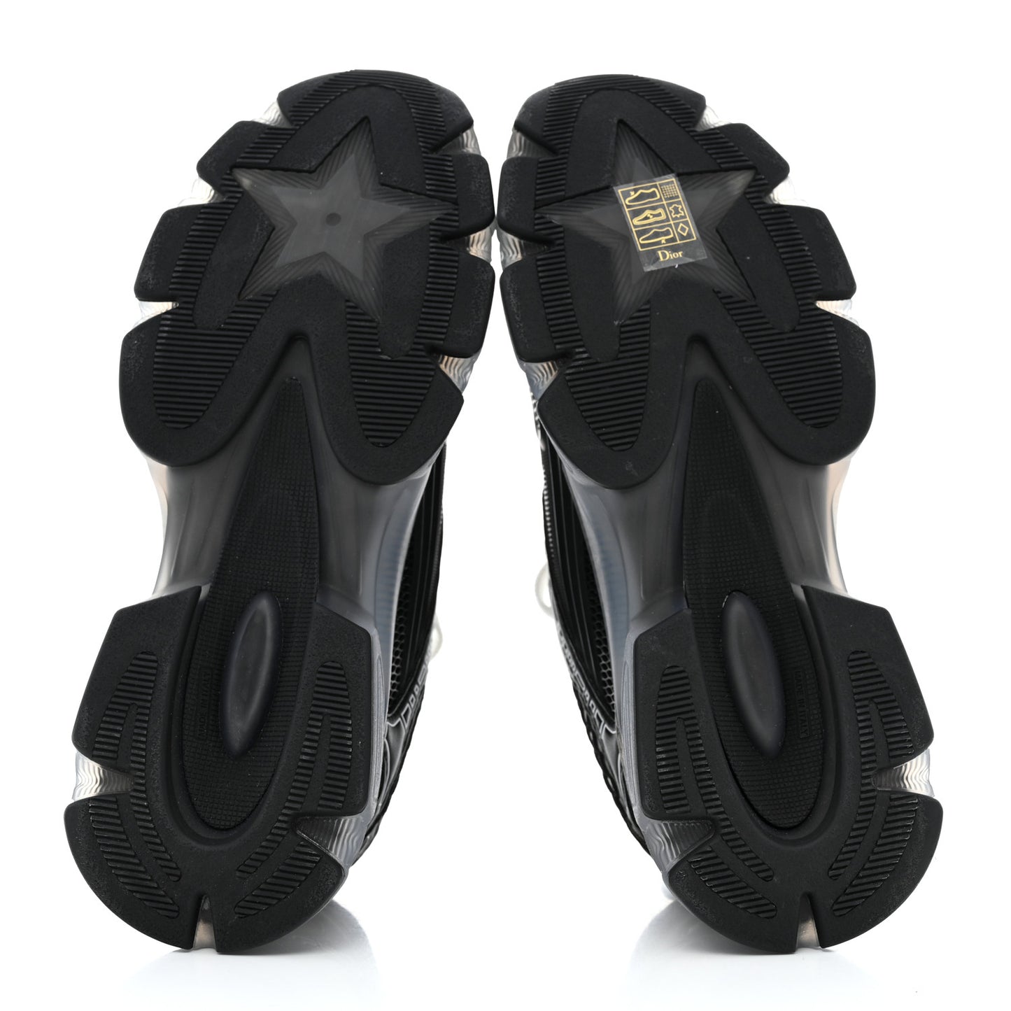 Matte Technical Fabric Mesh Dior Vibe Sneakers 37 Black