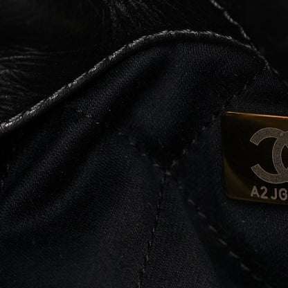 Chanel Metallic Calfskin Quilted Chanel 22 Backpack Ruthenium 7 of 10