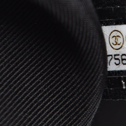 Chanel Lambskin Stitched Small Shopping Tote Black 6 of 10