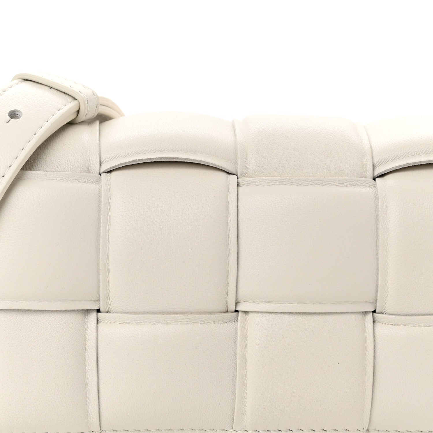 Bottega Veneta Nappa Maxi Intrecciato Padded The Belt Cassette Bag Chalk 10 of 12