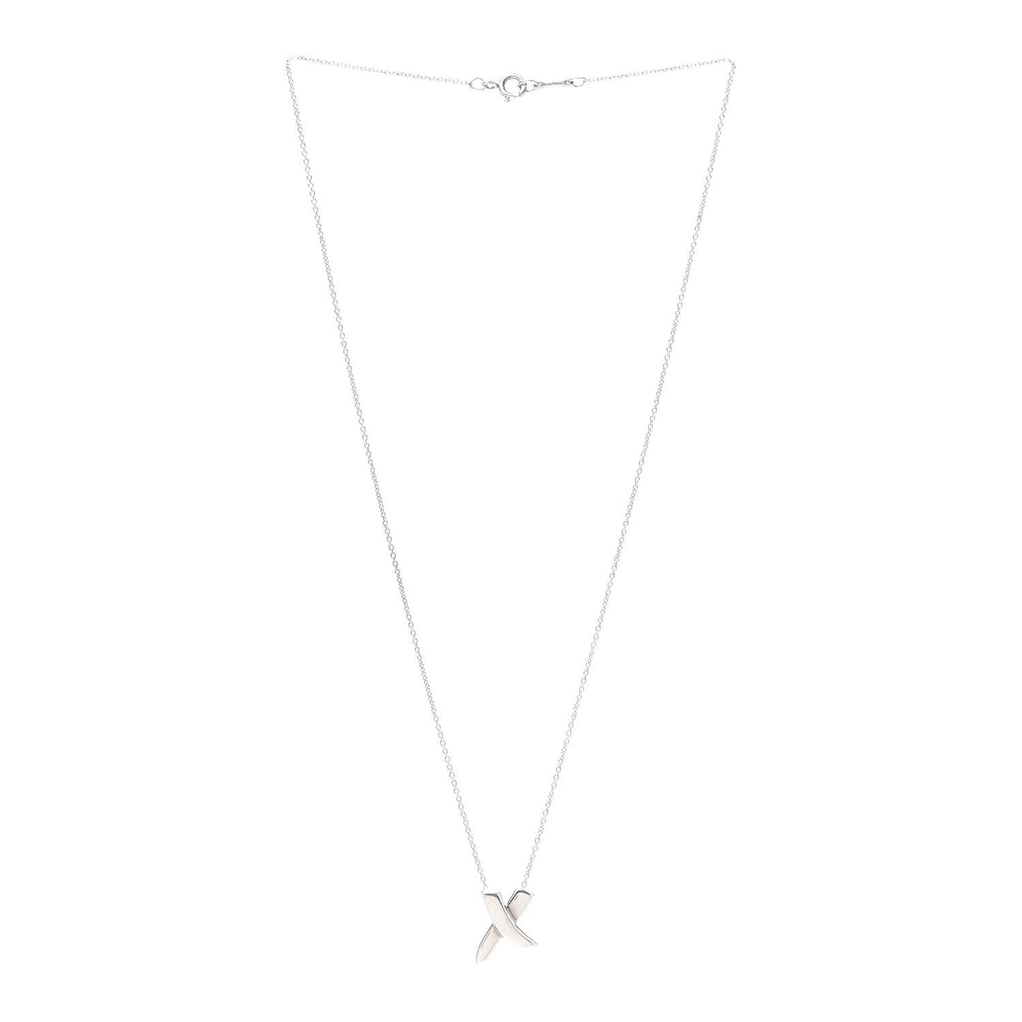 Sterling Silver Paloma Picasso Graffiti X Pendant Necklace