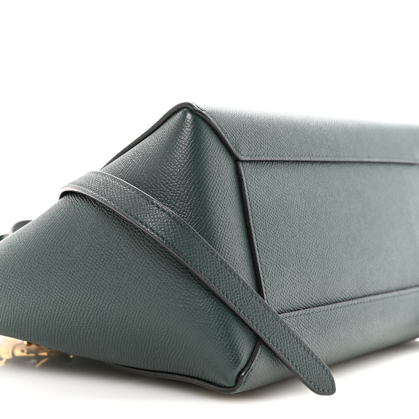 Grained Calfskin Micro Belt Bag Amazone