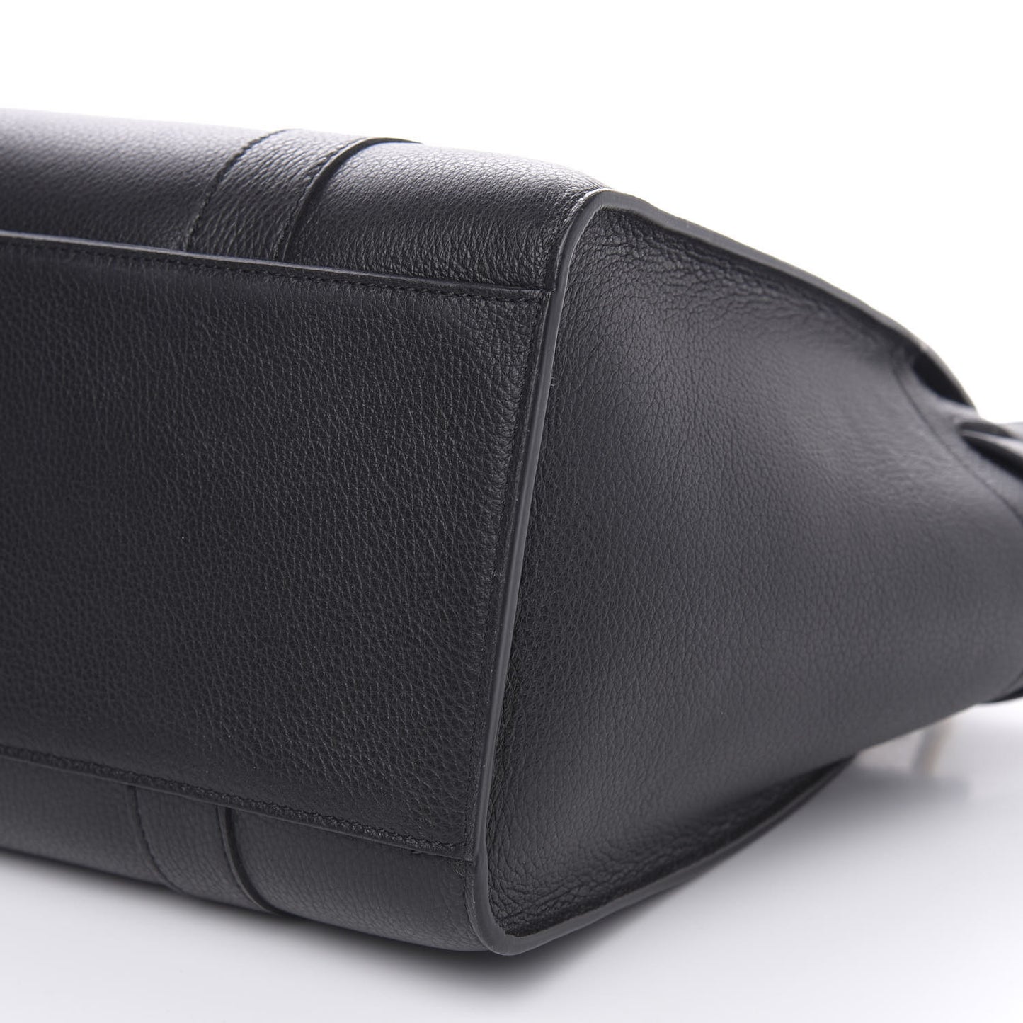 Classic Grain Small Bayswater Zip Tote Black