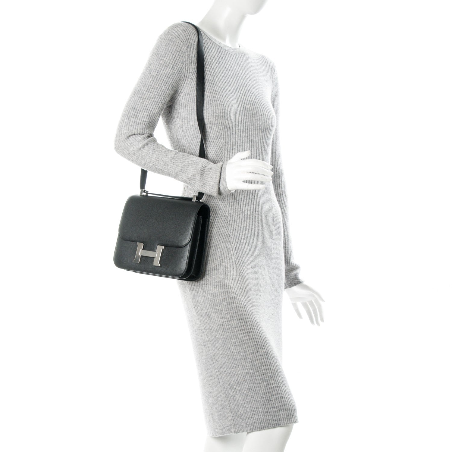 Hermes Epsom Constance 24 Black 2 of 6