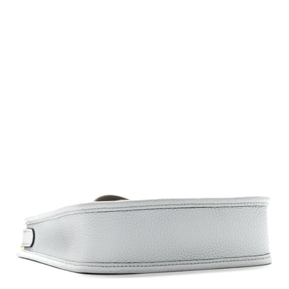Hermes Taurillon Clemence Amazone Evelyne TPM Bleu Pale Etain 4 of 11
